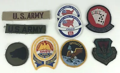 U.S. Army Air Force Apollo Corp Of Engineers Mixed Military Lot Of 9 Patches • $14.99