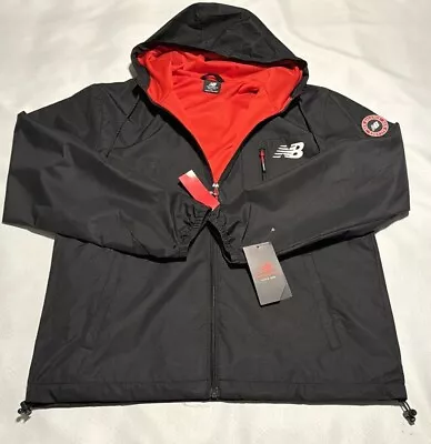 New Balance Windbreaker Jacket Mens Medium Black • $39