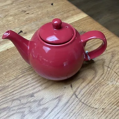 London Pottery Globe Teapot 4 Cup 900ml. Lovely Cheery Red Colour-perfect Xmas • £23.95