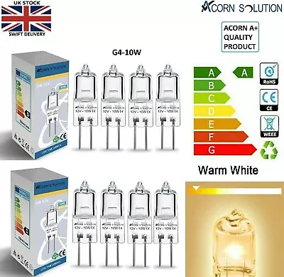 £2.89 • Buy G4 Halogen Bulbs Capsule Lamps Light ECO Lamp 10W Watt 12V Volt 2 Pin UK