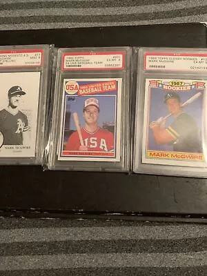 Mark McGwire 3 Card Lot All PSA Graded • $46