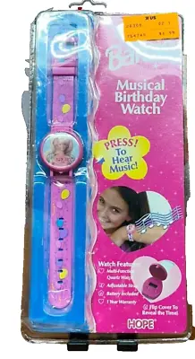 VINTAGE Mattel Barbie Happy Birthday Girls Wrist Watch 1998(READ DESC) • $49.99