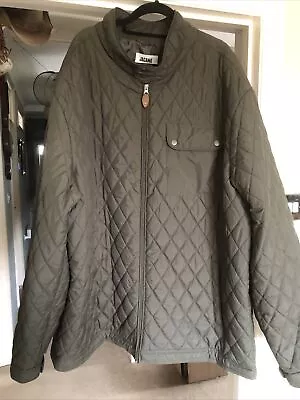 Jacamo Mens Khaki Quilted Jacket 2xl Chest 60in • £17