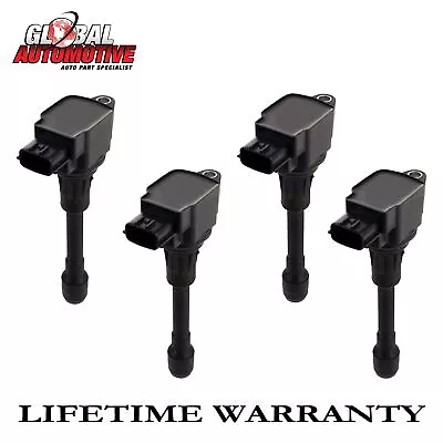 Set Of 4 Ignition Coil For 2002 2003 2004 2005 2006 Nissan Sentra 1.8L UF351 • $64.50