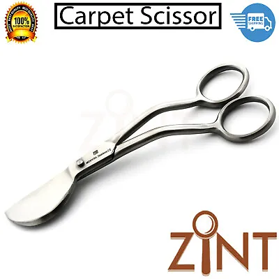 £6.75 • Buy Branded Napping Duckbill Carpet Scissors Shears Silver Fitter Tool High Quality