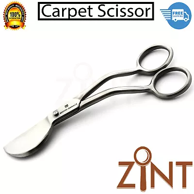 Branded Napping Duckbill Carpet Scissors Shears Silver Fitter Tool High Quality • £6.95