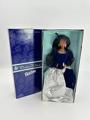1995 Barbie Mattel #15587 Winter Velvet Avon 1st Special African American NIB VG • $9.99