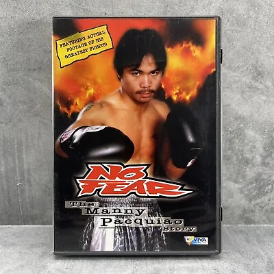 No Fear - The Manny Pacquiao Story (DVD 2004) Biography Boxing Fights RARE HTF • $14.99