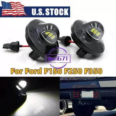 2x For Ford F150 F250 F350 LED License Plate Light Tag Lamp Assembly Replacement • $7.99