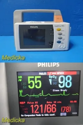 Philips Intellivue MP2 Ref M80102 Patient Monitor W/ Battery P/N 865040 ~ 33117 • $594.99