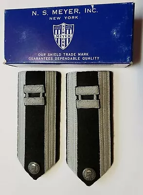 Air Force USAF Military Lt Captain Shoulder Boards N S Meyer New York NEW W/ Box • $34.95