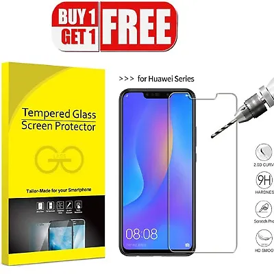 £2.99 • Buy For Huawei P Smart 2019 P20 Pro P30 Lite Premium-tempered Glass Screen Protector