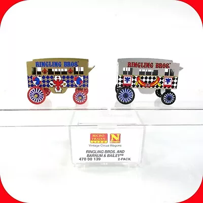 N Scale Ringling Barnum Bailey Vintage Circus Wagon Set - MICRO TRAINS 47000139 • $29.49