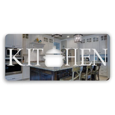 £9.97 • Buy 20cm Kitchen Cooking Pot Acrylic Mirrored Door Sign