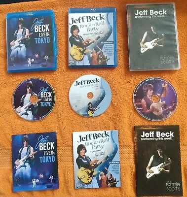 $12.95 • Buy Jeff Beck:Live In Tokyo/Rock N Roll Party (Blu-ray) + Performing This Week (DVD)