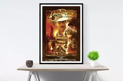 Indiana Jones Raiders Movie Premium Poster Film Print High Quality • $17.52