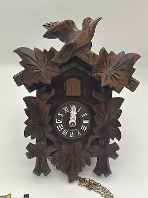 Vintage REGULA Hand Made Wooden Black Forest German Cuckoo Clock (Nev In Box) • $147.97