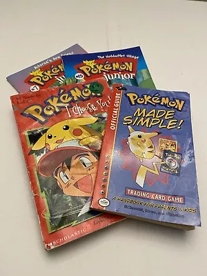 Vintage Pokemon Books (90's-'02) Lot Of 4 Paperback I Choose You Junior Etc • $14.95