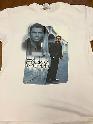 Ricky Martin Livin' La Vida Loca 1999 Tour T-shirt Size M • $81.68