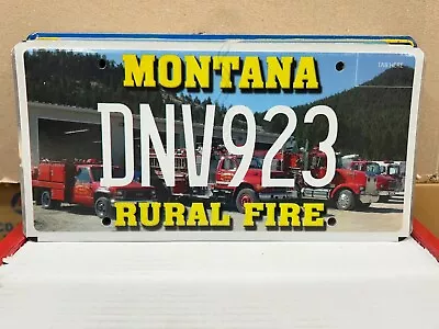 Rural Fire  Montana License Plate • $12