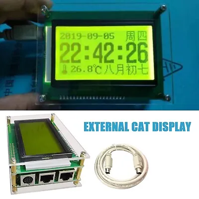 External Cat Display 12864 LCD For YAESU FT-817 FT-818 FT-857 FT-897 818ND 857D • £79.07