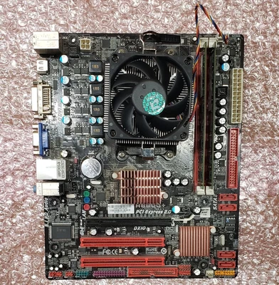 $55 • Buy Biostar A880G+ UATX AM3 Motherboard 8GB DDR3 RAM, 3.2 GHz X4 955 CPU + Fan