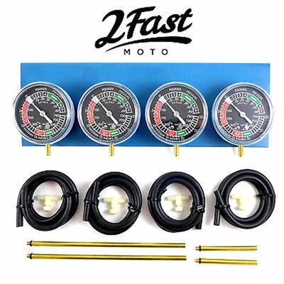 $69.97 • Buy 2FastMoto Carburetor Synchronizer Vacuum Gauge Carb Sync Kit Tool 84-68594