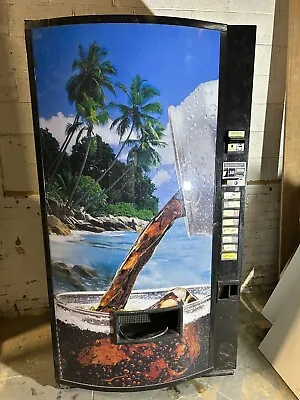 Vendo Canned Soda Vending Machine With Palm Tree Graphic • $250