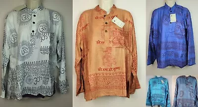 S-5XL Hare Rama Ram Om Hindu Yoga Krishna T Shirt Kurta Top Hippie Meditation S1 • £20.99