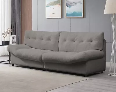 95 Modular Sectional Sofa CouchMid Century Modern Velvet Fabric3 Seater Sofa • $409.99