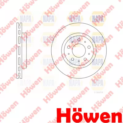 Fits Volvo V70 850 C70 S70 960 V90 S90 1x Brake Disc Front Howen 91407593 • $41.95