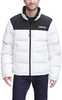 Levi's Mens Arctic Cloth Retro Bubble Puffer Jacket • $112.02