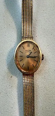 Vintage Vulcain 17 Jewel Ladies Watch For Repair Italian Band • $12.50