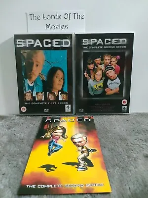 Spaced Series 1 & 2 (DVD 2002) Simon Pegg {Comedy TV} [Region 2] Cert {15} • £0.99