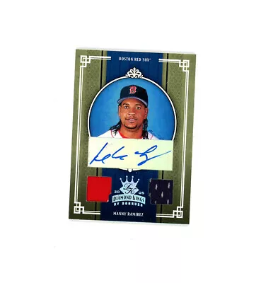 2005 Diamond Kings SSP 1 Of 1 MANNY RAMIREZ AUTO JERSEY PATCH 1/1 Boston Red Sox • $249.99