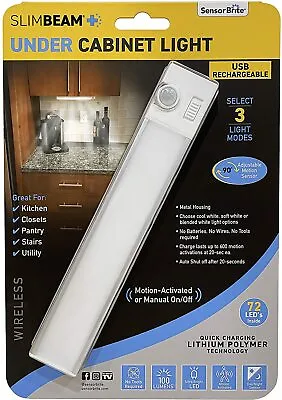 Sensor Brite Slim Beam Plus  Motion Activated Under Cabinet Light - Rechargeable • $19.99