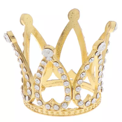 Mini Crown Princess Topper Crystal Pearl Children Hair Ornaments Party DecoN*ss • $1.32