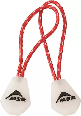 MSR Night Glow Zipper Pulls 2-Pack  Red/White • £16.35