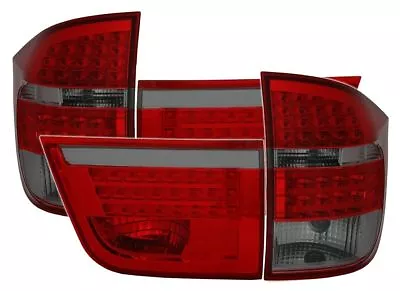 $559.95 • Buy Red & Smoked Led Tail Lights Lamps For Bmw X5 E70 03/2007-10/2012 Nice Gift