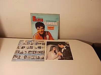 $199 • Buy ELVIS PRESLEY ~ CLAMBAKE ORIGINAL LP WITH BONUS PHOTO Vintage, Rare! 
