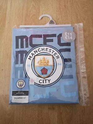 Boys Official Manchester City  Pyjamas Age 5 To 6 NEW.  • £9.99