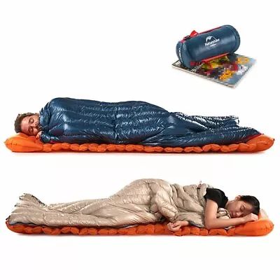 Ultralight Goose Down Envelope Sleeping Bag Waterproof Camping Thermal Quilt • $193.59