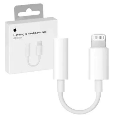 Adapter For IPhone To 3.5mm Jack Connector Cable Headphone Aux All IOS Devices • £4.15
