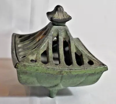 Vantines Incense Burner 1920-30s Art Nouveau/Deco 3-Footed • $30