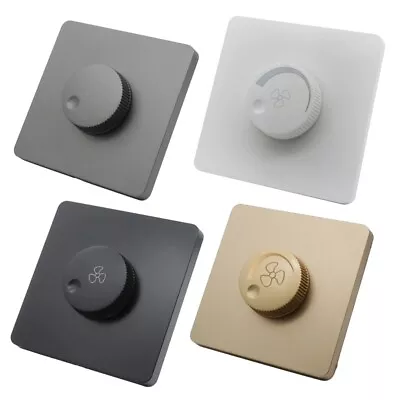 Variable Speed Wall Control Speed Adjuster For Ceiling Fan Dial Knob Control • £6.62