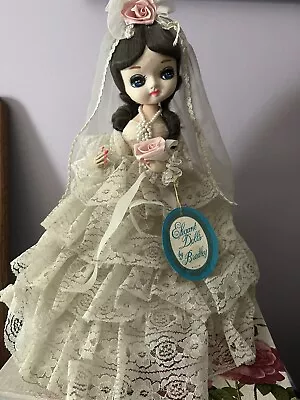 Vintage Bradley Doll Bride Large Eyes • $25