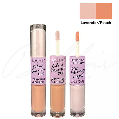 TECHNIC Colour Corrector Concealer Duos Correct Cover Conceal Blemish *CHOOSE* • £3.99