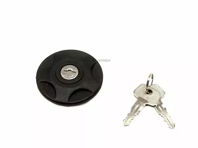 30mm Locking Gas Cap For Step Thru Mopeds - Black Star • $14.83