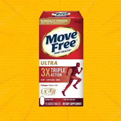 Schiff Move Free Ultra Triple Action With Type II Collagen 75 Tablets • $32.98