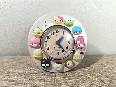 Vintage Novelty Sanrio Hello Kitty Characters Table Clock Japan Works 1999 • $40